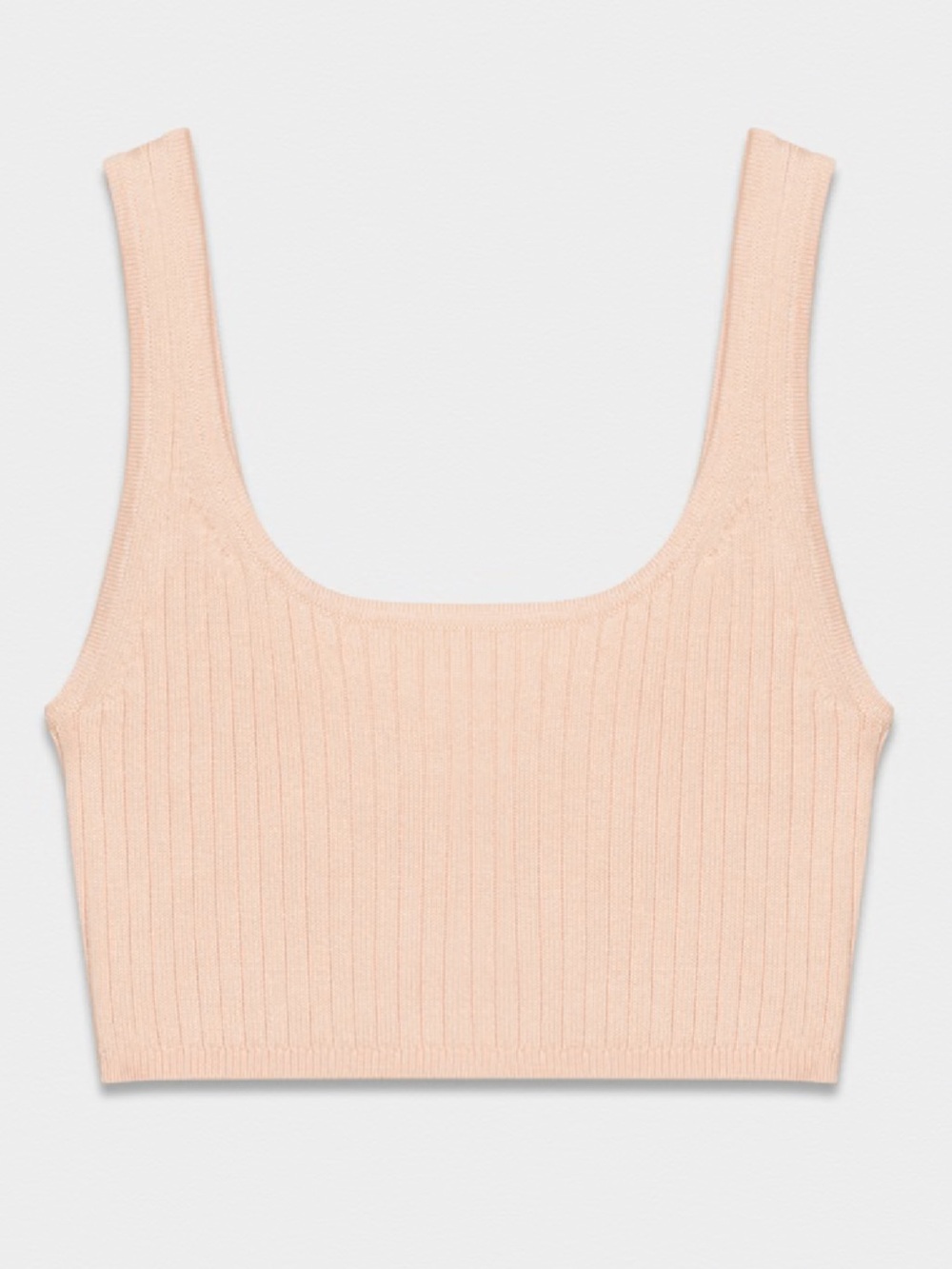 Aritzia Wilfred Free Manila Cropped Merino Wool Tank in Coral Blush (tank only)
